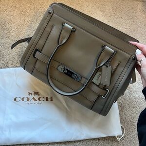 Coach Swagger Frame Satchel Purse